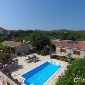 Luksuzna Dalmatinska Kamena Vila sa Bazenom - Rogoznica