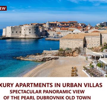 LUKSUZNI STANOVI – PANORAMSKI POGLED NA POVIJESNI DUBROVNIK I MORE