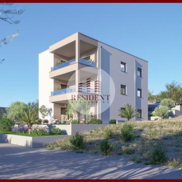 MASLENICA Ekskluzivan 3soban apartman 75 m2 + parking, pogled na more