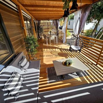 Mobilna kućica NORD Pano neo na prodaju,56m2,u Kampu Soline,glamping D
