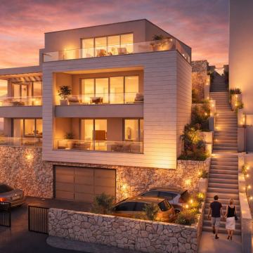 Novogradnja Nuncijata S4, 168 m2 sa bazenom