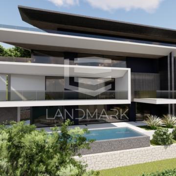OPATIJA 1.168 m2 - Građevinsko zemljište, projekt za 8 apartmana