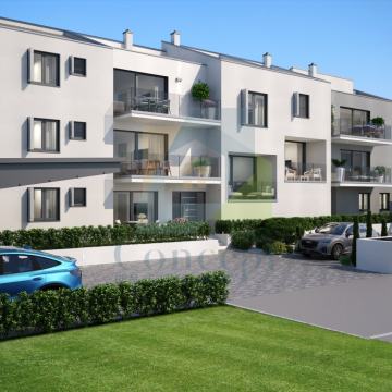 Poreč, okolica, Dvoetažni stan s 2 spavaće sobe i pogledom na more