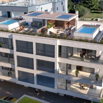 POVLJANA,NOVOGRADNJA,2-sob. stan sa pogledom na more