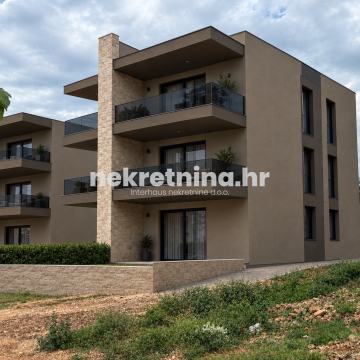 Prodaja, Trosobni stan: Novalja, Mlaji (Babe) 64,69m2, Pogled na more