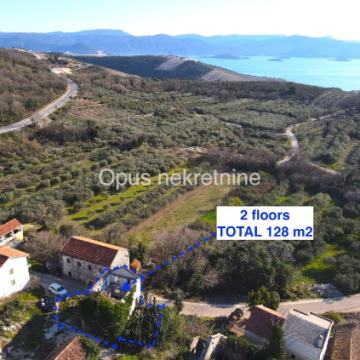 RABA, Slivno-kamena kuća 128 m2 s okućnicom