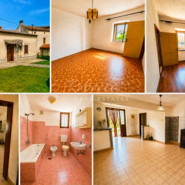 Samostojeća kuća. 73m2, 240m2 okućnice, Marčana