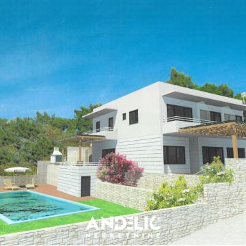 SAMOSTOJEĆA KUĆA S POGLEDOM NA MORE I GRAD - ŽRNOVNICA