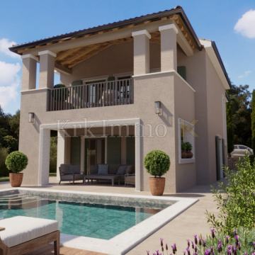 Nova samostojeća villa s bazenom i pogledom na more