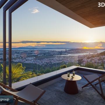 Split (KLIS) projekt // VILLA S SPEKTAKULARNIM POGLEDOM / čitaj opis