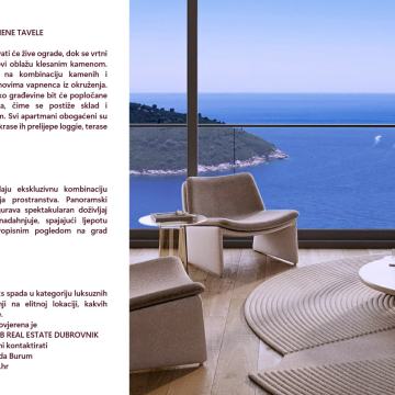 Stan 86 m2 PANORAMSKI SPEKTAKULARAN POGLED NA DUBROVNIK I MORE