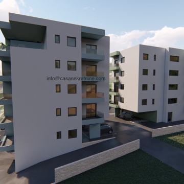 Stan: Dugi Rat, manji dvosobni, 1.kat, u izgradnji, 52m2, novogradnja