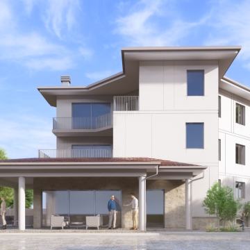 Stan s natkrivenom terasom i vrtom – Odlična lokacija/Pakoštane