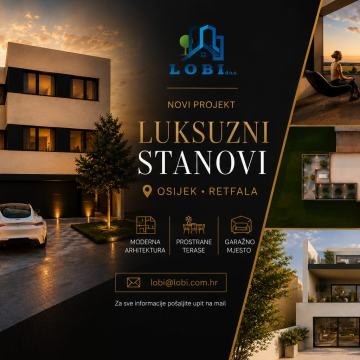 Stan u prizemlju 132.00 m2, s dvorištem 92m2 i garažom, Retfala