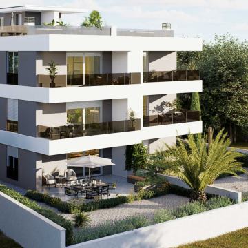 Stan: Turanj, 92.55 m2, novogradnja (Pogled na more)