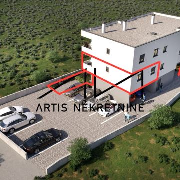 ZADAR - NOVI BOKANJAC, Z1S2 DVOSOBAN STAN 1. KAT, VRT 29 m2