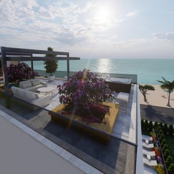 Stan: Zadar - Sukošan HILLS, Krovna Terasa,1 red do mora, Penthouse