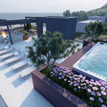 Stan:Zadar-Sukošan Hills-Privatna krovna terasa s bazenom,Netto 250 m2