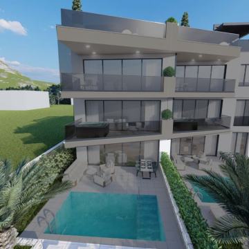 Sukošan Hills – Prostran trosoban stan s lođom i pogledom na more