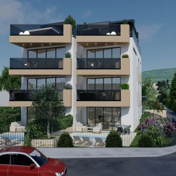 Sukošan Hills – Prostran trosoban stan s lođom i pogledom na more