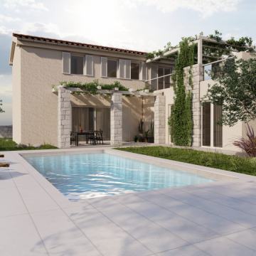 2 SUPER LUKSUZNE vile s bazenom: Kremenje (Momjan), 301m2, LOKACIJA