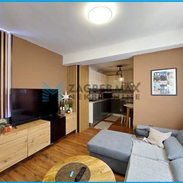 TREŠNJEVKA - Hreljinska - 2-sobni, uređen, održavan, dvorište