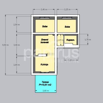 Trešnjevka, Ozaljska, prodaja stana pov.39.95 m2,4 kat,195.000€
