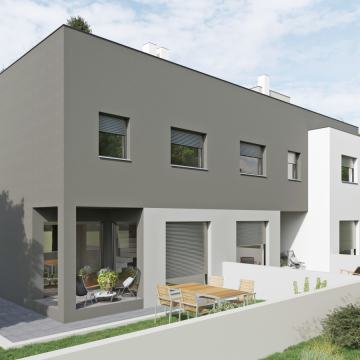 Urbana vila - blizina mora, 93.81 m2, novogradnja