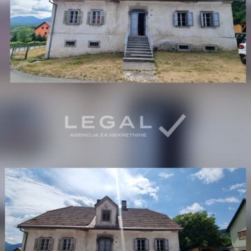 VRBOVSKO- NA PRODAJU POVJESNA KUĆA SA TRI STANA I 2.700 M2 GRAĐEVINSKO