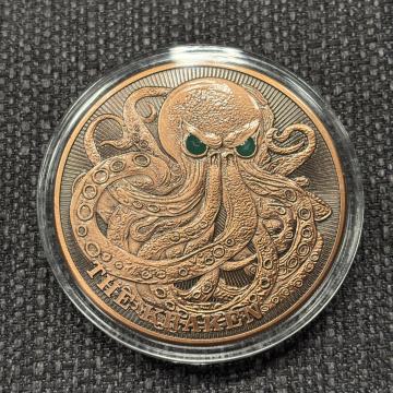 Veliki Bakrenjak 5oz The Kraken 155 g, .999 bakar, kapsula (USA, 2020)