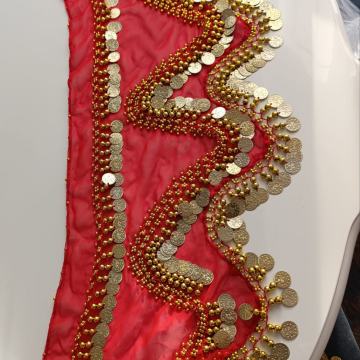 Crveni pojas/marama za trbušni ples