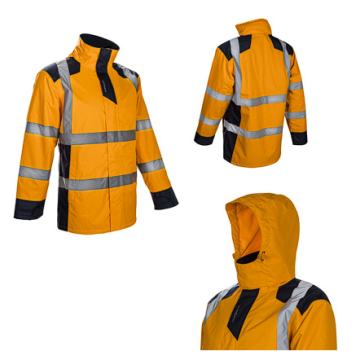 Signalizirajuća Hi-viz parka SOKOBIE žuta/narančasta,Vel: S-3XL