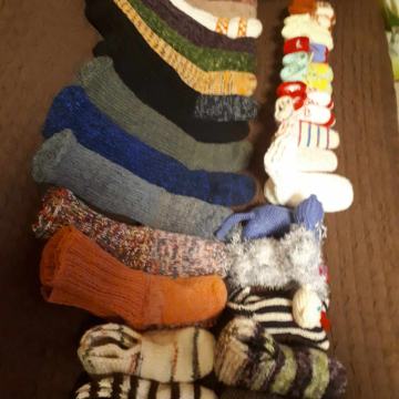 ❄️ VUNENE PLETENE ĈARAPE PAPE ❄️