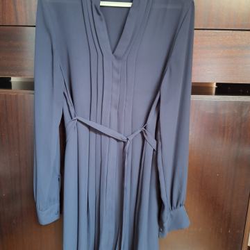 Elegantna tamnoplava trudnička haljina veličina XS