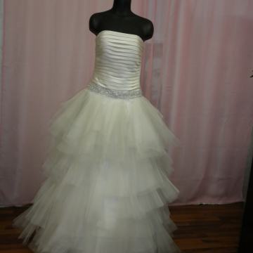 Vjenčanica od satena i tila