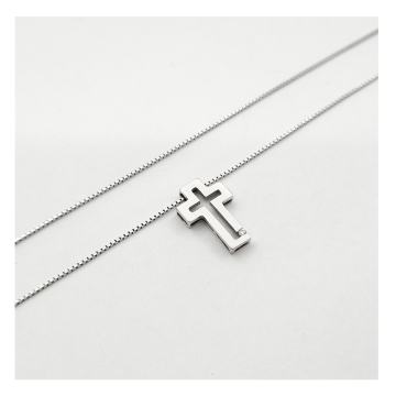 14K ZLATNI LANČIĆ SA PRIVJESKOM KRIŽ 2,70G***24RATE***R1***