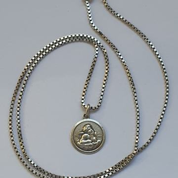 ANĐEO ČUVAR 925 SREBRO PRIVJESAK I PRIPADAJUĆI LANAC