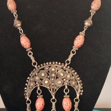 antique filigranska ogrlica