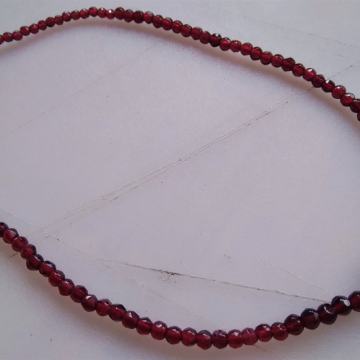 art decco ogrlica od granata