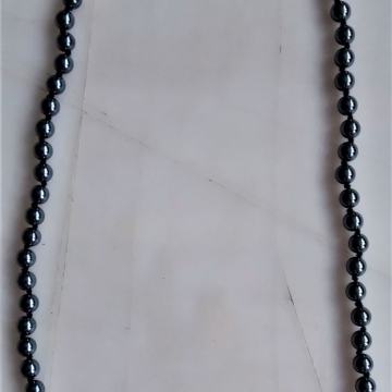 art decco ogrlica od hematita