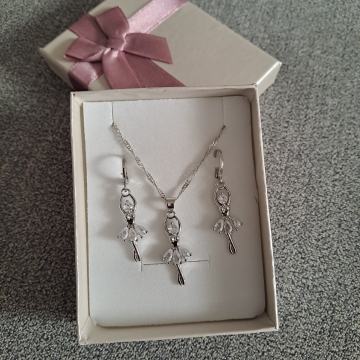 Balerina set nakita 925 srebro
