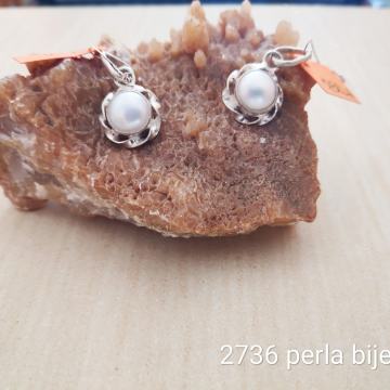 Bijela perla privjesak