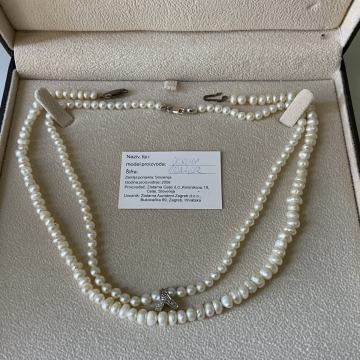 Biseri Biserna ogrlica Riječni biser zlatarna Celje