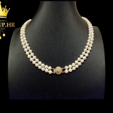 BISERNA OGRLICA S ZLATNOM KOPČOM / R1, RATE !