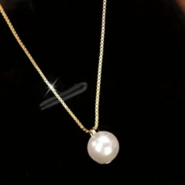 DUGAČKA OGRLICA S VELIKIM BISEROM - NOVO