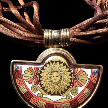 FREY WILLE VINTAGE ogrlica s privjeskom motiv sunca