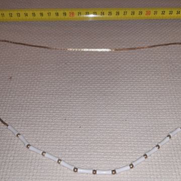 Jednostavna metalna ogrlica 80 cm