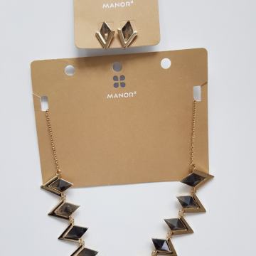 Komplet nakita - ogrlica i naušnice