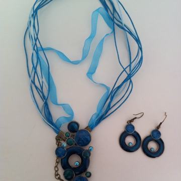 Komplet ogrlica + naušnice