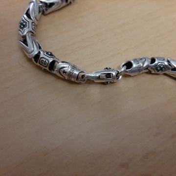 Kraljevski vez srebro 925, 62.8 gr., 60 cm.